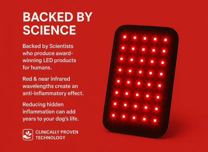 Red light therapy pad